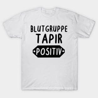 verrückter Tapir Spruch Tierliebhaber Motiv T-Shirt